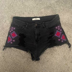 5 for $20 sale! Hollister short shorts denim jean destroyed